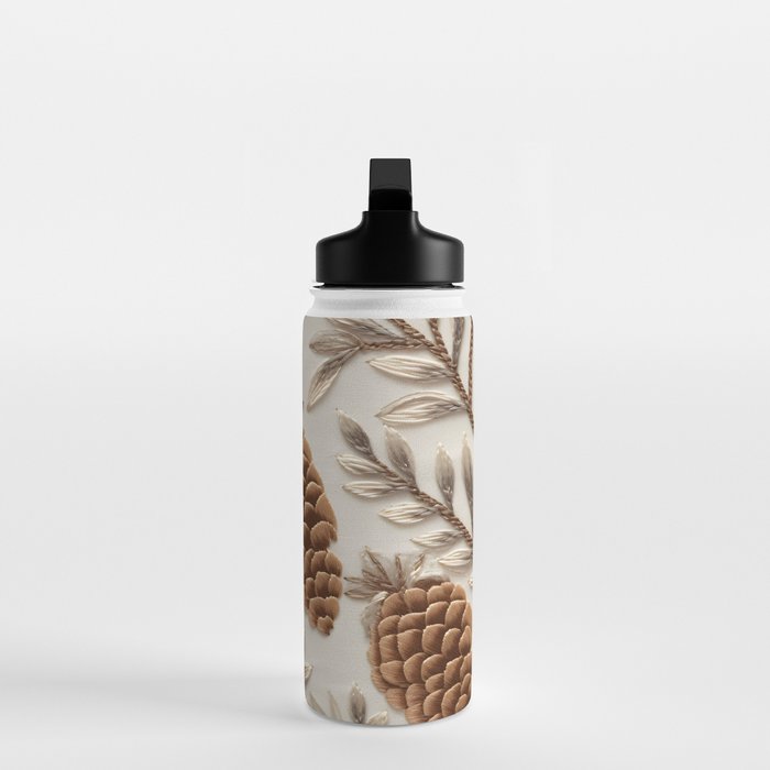 Holiday Decorative Pinecone Water Bottle Gallery Image 3
