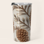 Holiday Decorative Pinecone Travel Mug Gallery Image 3