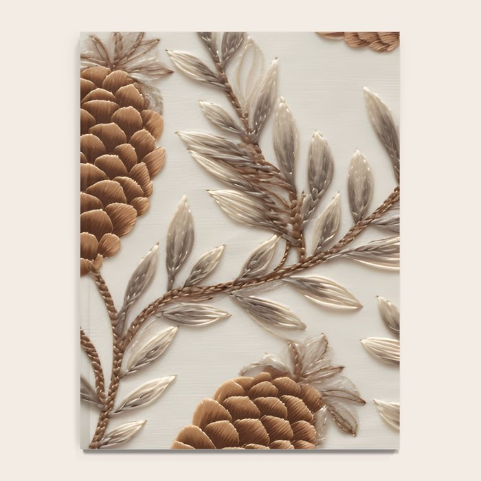 Holiday Decorative Pinecone Notebook Gallery Image 4