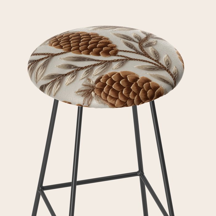 Holiday Decorative Pinecone Stool Gallery Image 2