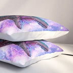 Chicken Riding Dinosaur In Space Pillow Sham Gallery Image 3