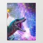 Chicken Riding Dinosaur In Space Notebook Gallery Image 4