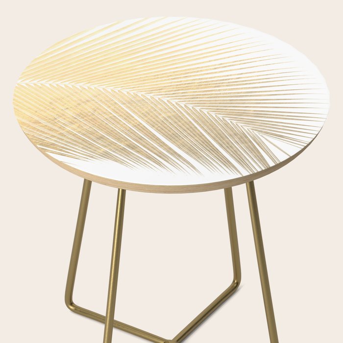 Palm leaf - gold Side Table Gallery Image 2
