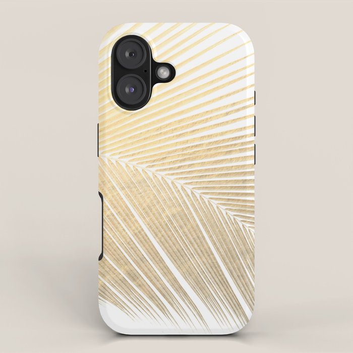 Palm leaf - gold iPhone Case Gallery Image 1