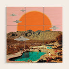 They've arrived! (Square) Wood Wall Art Gallery Image 1