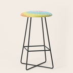 Pastel Tie Dye Stool Gallery Image 1