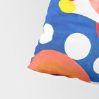 Circles: Colorful Mid Century Abstraction Pillow Sham Gallery Image 4