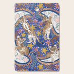 Leopard Cubs Starry Night Cutting Board Gallery Image 1
