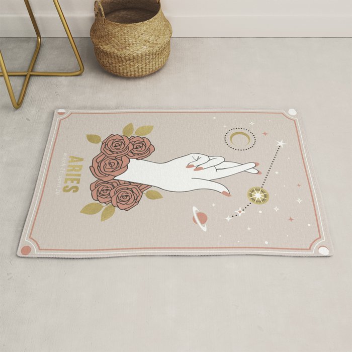 Aries Zodiac Series Rug Gallery Image 1