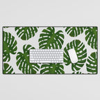 Monstera Leaf III Desk Mat Gallery Image 1