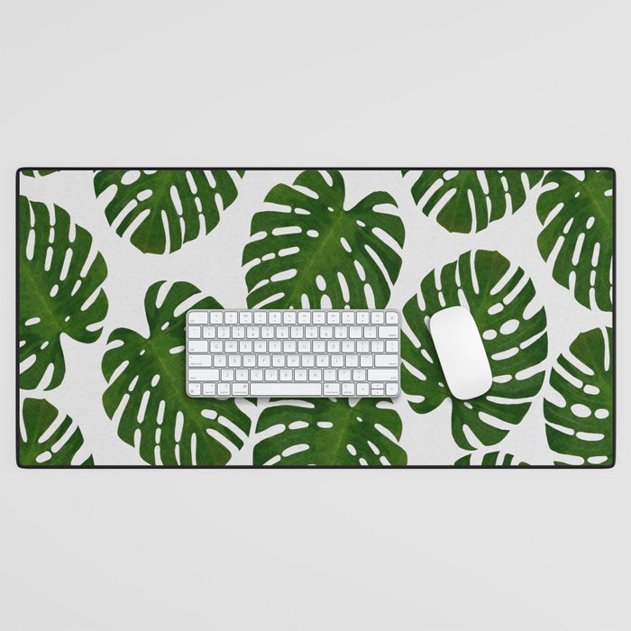 Monstera Leaf III Desk Mat Gallery Image 1