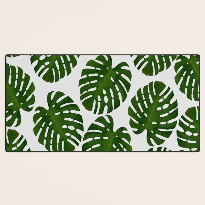 Monstera Leaf III Desk Mat Gallery Image 3