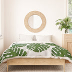 Monstera Leaf III Duvet Cover Gallery Image 3
