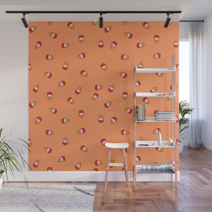 Candy Corn Print Wall Mural Gallery Image 1
