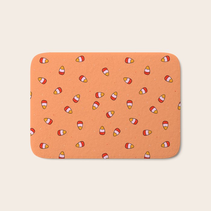 Candy Corn Print Bath Mat Gallery Image 1