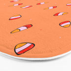 Candy Corn Print Bath Mat Gallery Image 3