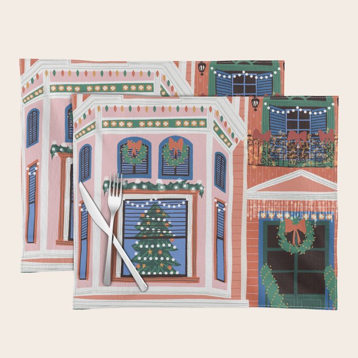 Christmas lights Placemat Gallery Image 1