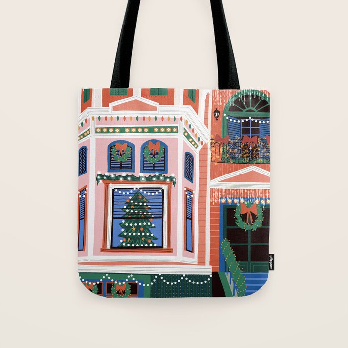 Christmas lights Tote Bag Gallery Image 1