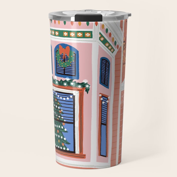 Christmas lights Travel Mug Gallery Image 1