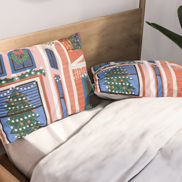 Christmas lights Pillow Sham Gallery Image 2