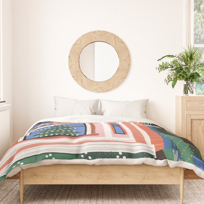 Christmas lights Duvet Cover Gallery Image 3