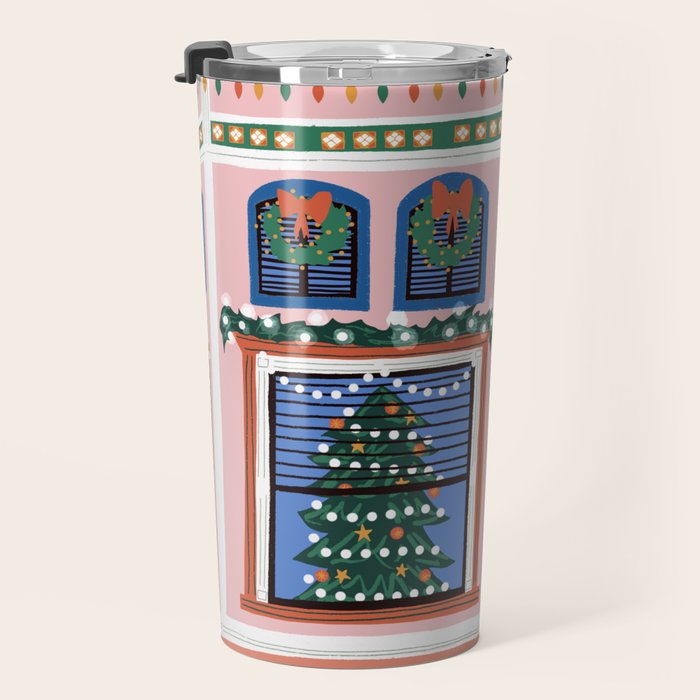 Christmas lights Travel Mug Gallery Image 3