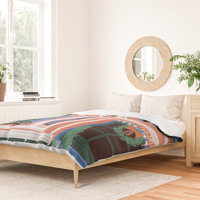 Christmas lights Duvet Cover Gallery Image 2