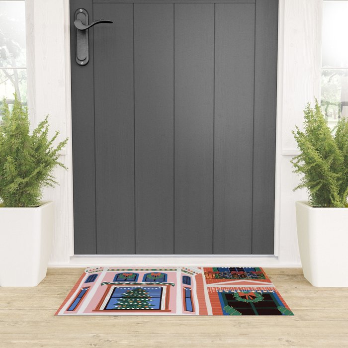 Christmas lights Welcome Mat Gallery Image 3