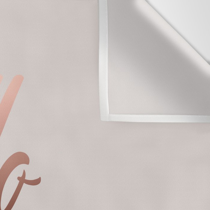 Hello Gorgeous, Rose Gold, Pink, Marble Wall Tapestry Gallery Image 3