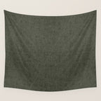 boho triangle stripes - olive green Wall Tapestry Gallery Image 4