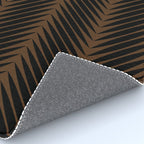 Palm Leaf Pattern - Dark Earthy Rug Gallery Image 4