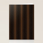Palm Leaf Pattern - Dark Earthy Stationery Card Gallery Image 2