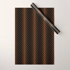 Palm Leaf Pattern - Dark Earthy Wrapping Paper Gallery Image 1