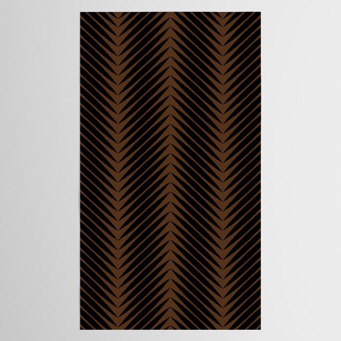 Palm Leaf Pattern - Dark Earthy Tablecloth Gallery Image 2