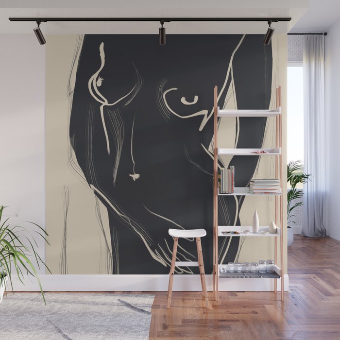 Abstract Art Nude 5 Wall Mural Gallery Image 1