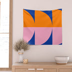 Spring- Pantone Warm color 02 Wall Tapestry Gallery Image 2
