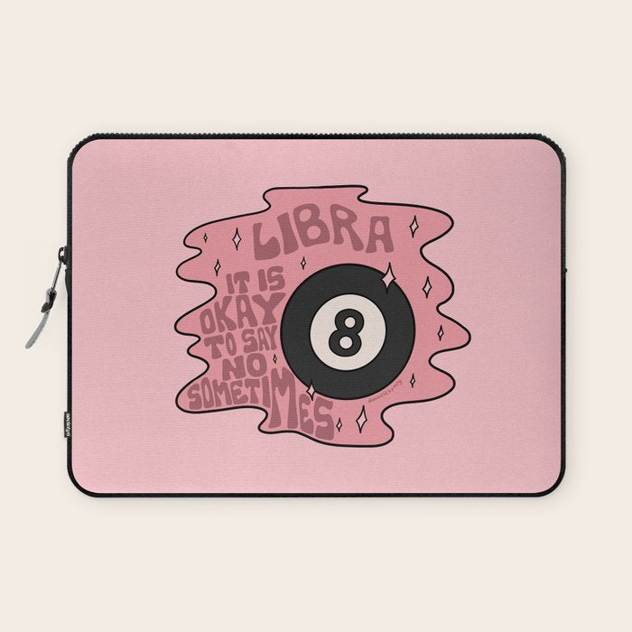 Libra Magic 8 Ball Laptop Sleeve Gallery Image 1