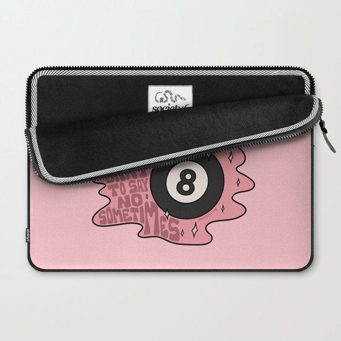 Libra Magic 8 Ball Laptop Sleeve Gallery Image 2