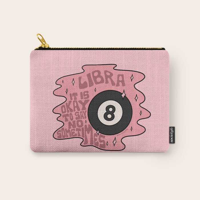 Libra Magic 8 Ball Carry All Pouch Gallery Image 1