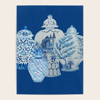 4 Four 4 Blue and White Ginger Jars  Poster Gallery Image 4