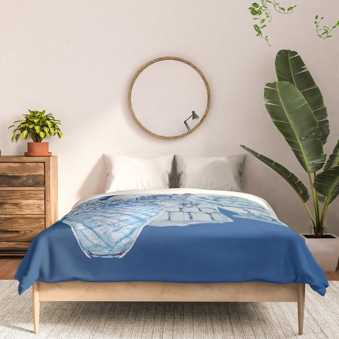 4 Four 4 Blue and White Ginger Jars  Comforter Gallery Image 3