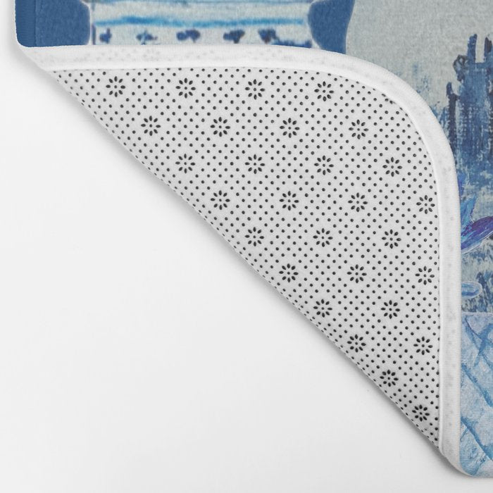 4 Four 4 Blue and White Ginger Jars  Bath Mat Gallery Image 2