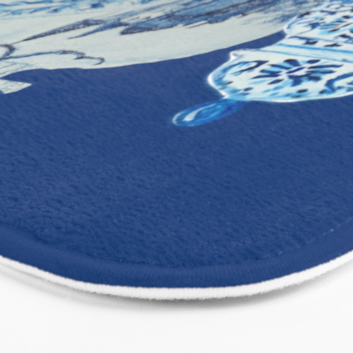 4 Four 4 Blue and White Ginger Jars  Bath Mat Gallery Image 3