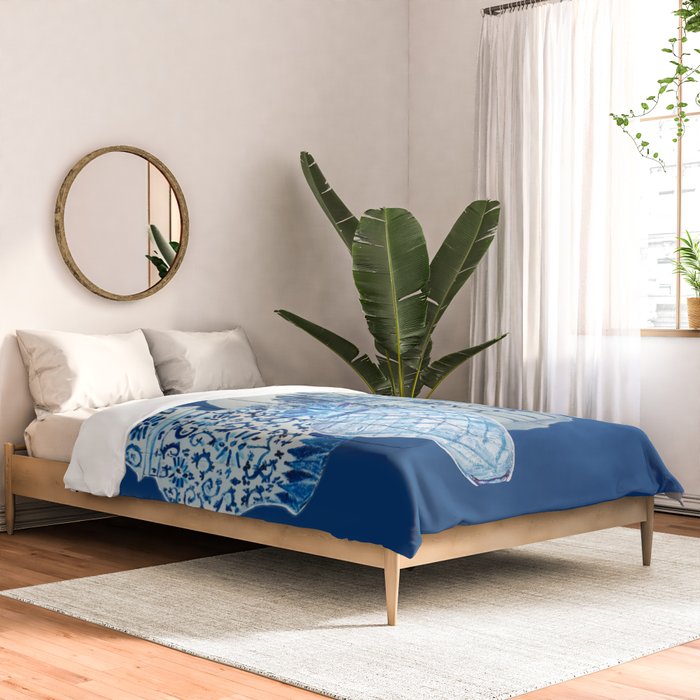4 Four 4 Blue and White Ginger Jars  Comforter Gallery Image 2