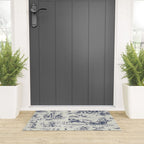 Blue Toile de Jouy Welcome Mat Gallery Image 3