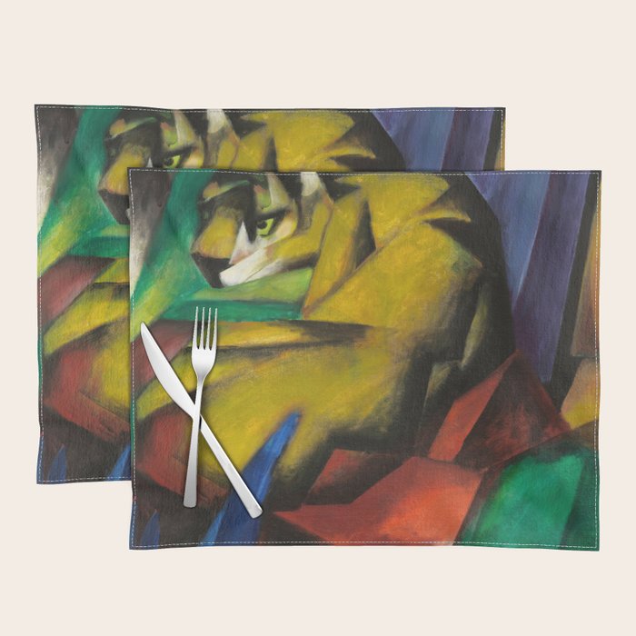 "The Tiger" by Franz Marc, 1912 Placemat Gallery Image 1