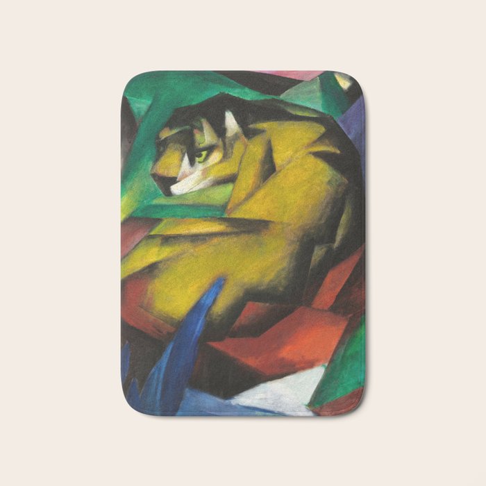"The Tiger" by Franz Marc, 1912 Bath Mat Gallery Image 1