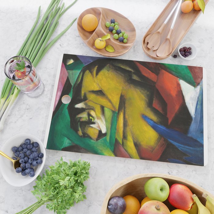 "The Tiger" by Franz Marc, 1912 Cutting Board Gallery Image 2