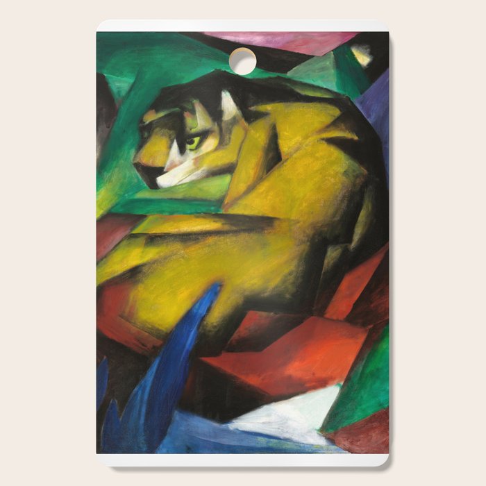 "The Tiger" by Franz Marc, 1912 Cutting Board Gallery Image 1
