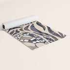 Abstract Retro Boho Butterfly Zebra Pattern â¢ Earthy Nature Yoga Mat Gallery Image 2